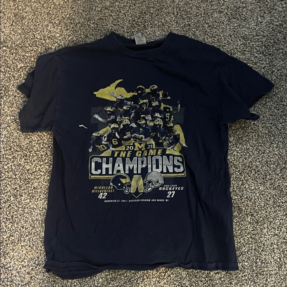 Michigan Football 2021 The Game Graphic T-Shirt